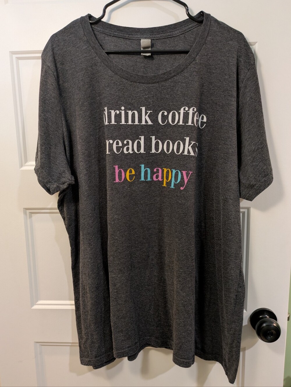 🔴 Book themed Charcoal Gray Crewneck Tee